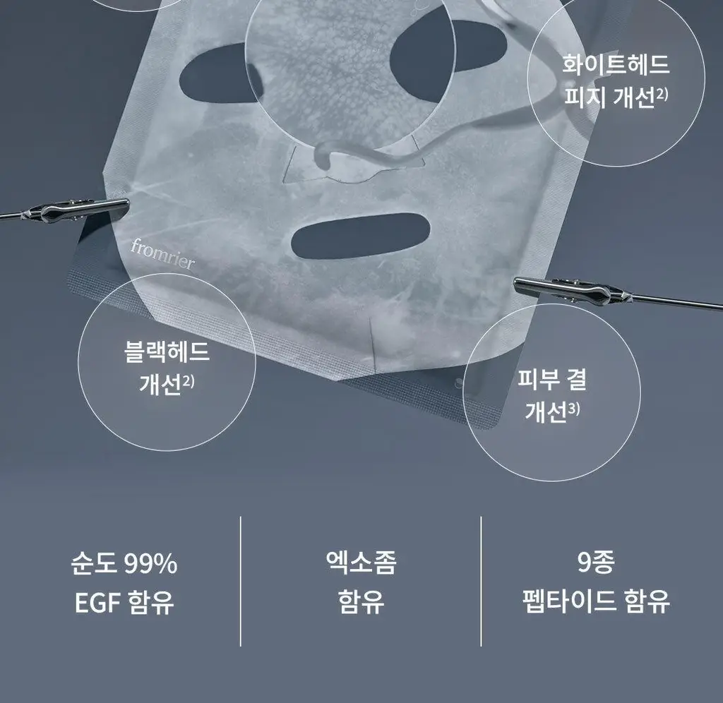 [100만장 판매 피지팩]프롬리에 EGF 피지팩 하이퍼 액티브 모공 피지 마스크 4매 상세페이지 7